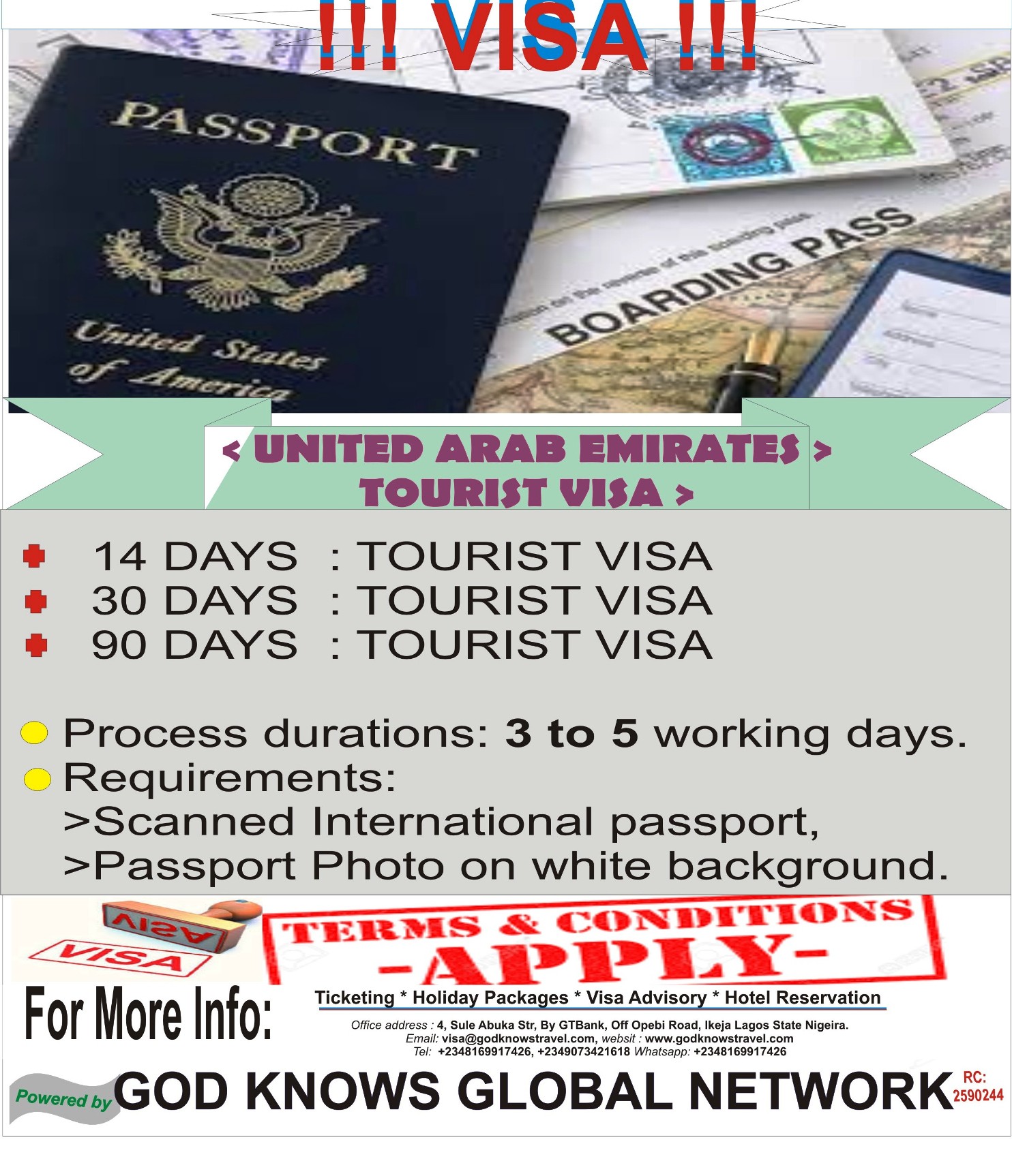 tourist visa 90 days